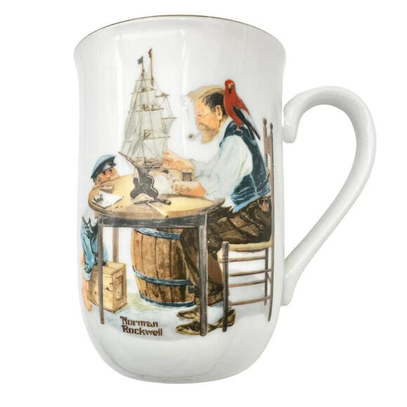 Other - Vintage Norman Rockwell Museum Collection Cup For A Good Boy 1982 Coffee Mug